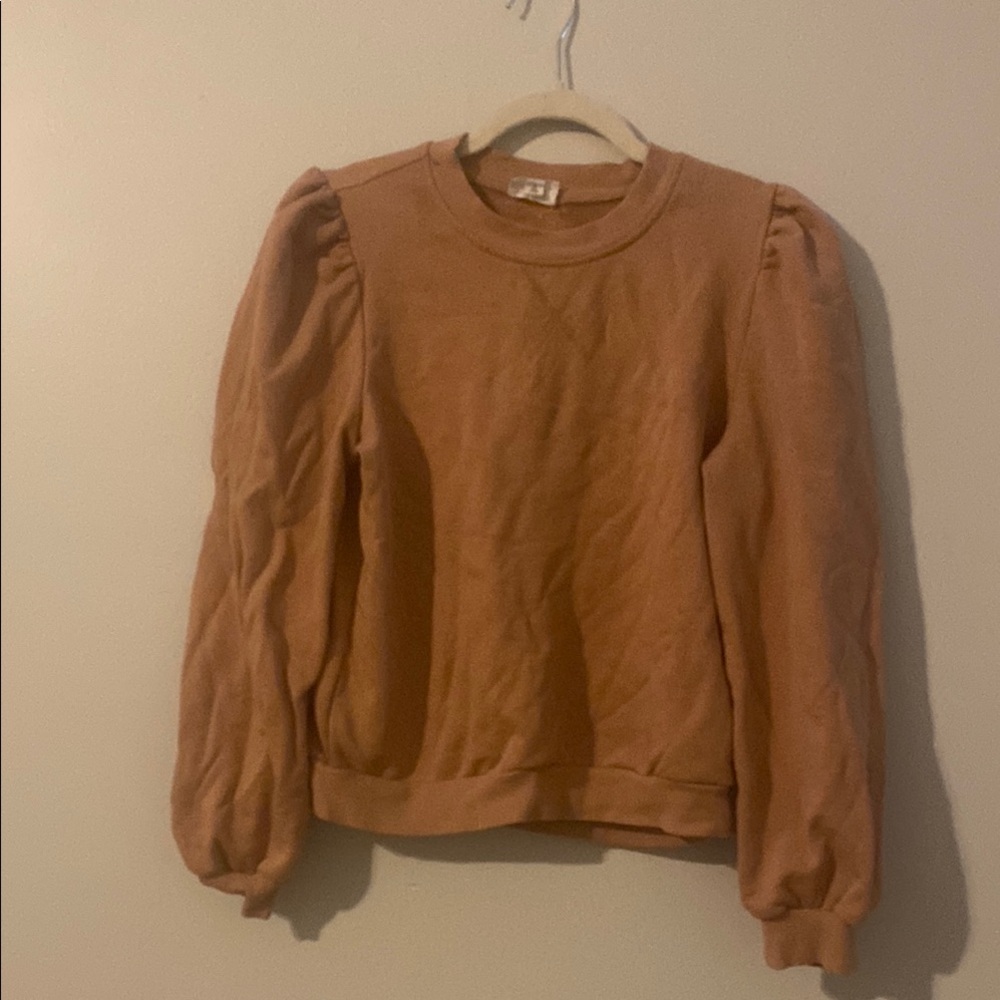 Cami nyc Puff Sleeve Sweater - Camel
